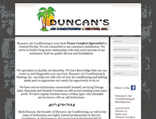 Tablet Screenshot of duncansacorlando.com
